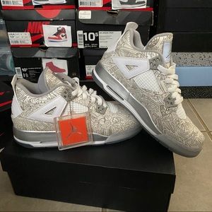 Jordan 4 Laser size 6.5  100% Authentic